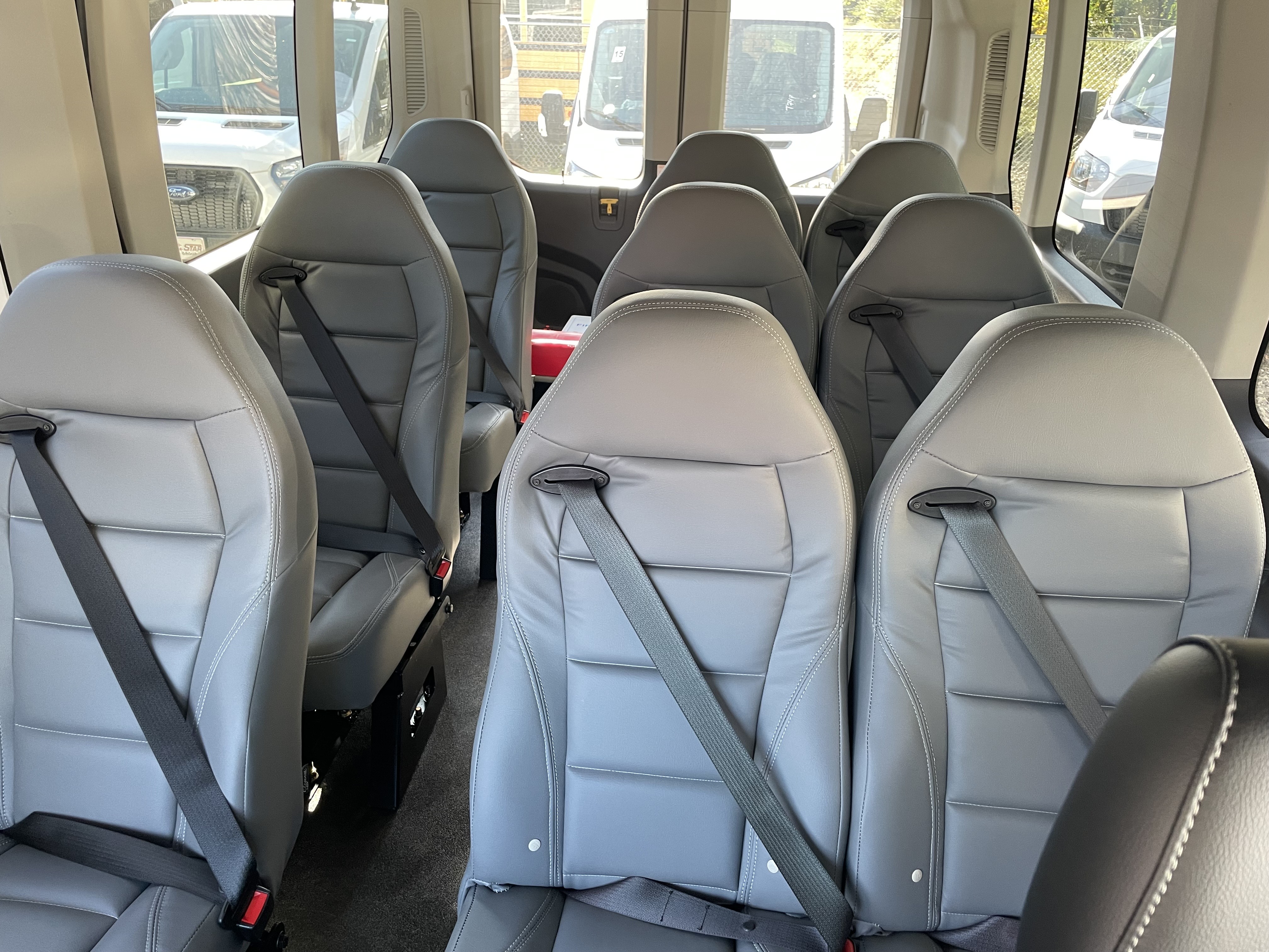 2025 Ford Transit-Upfitted Seat Layout