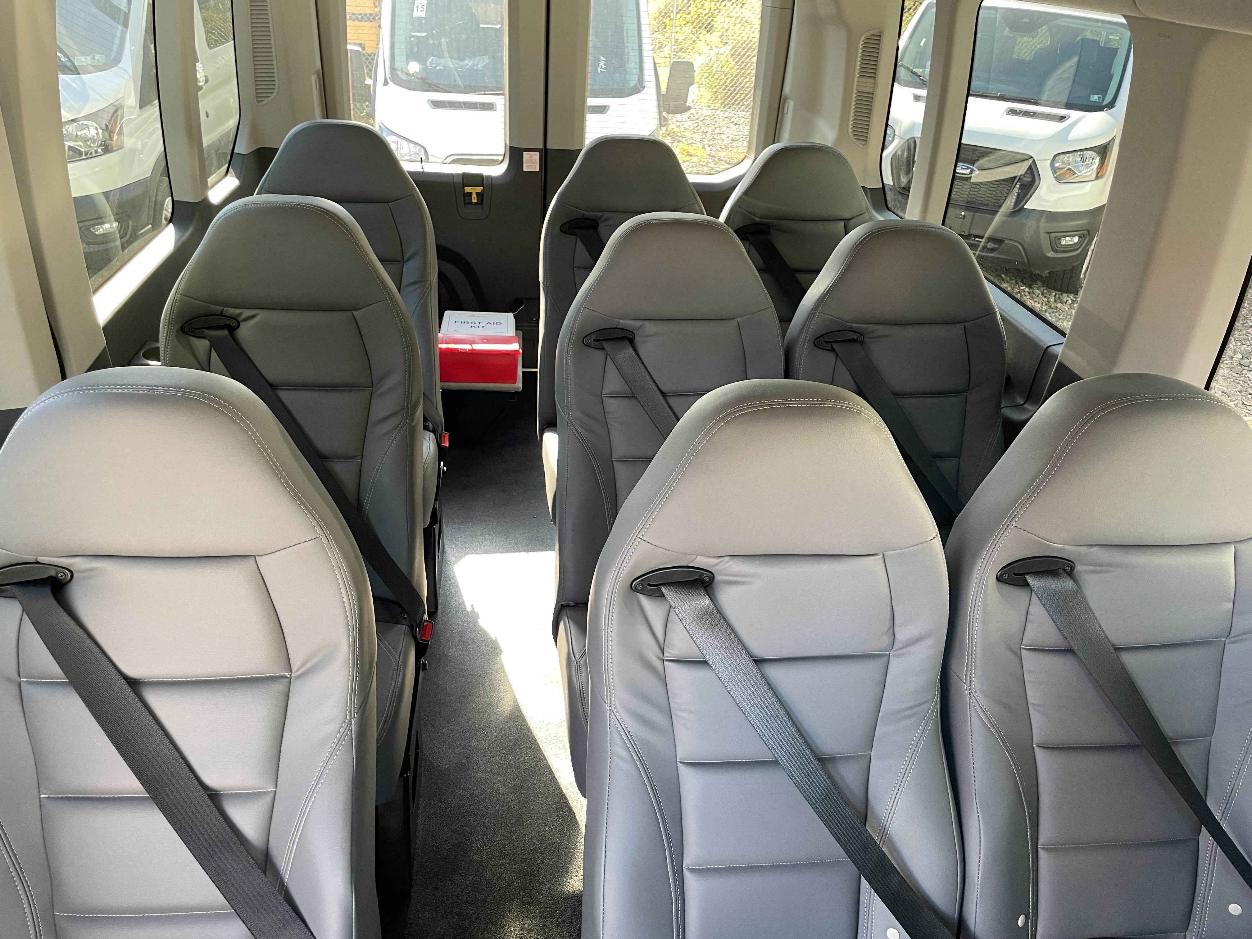 2025 Ford Transit-Upfitted Seat Layout