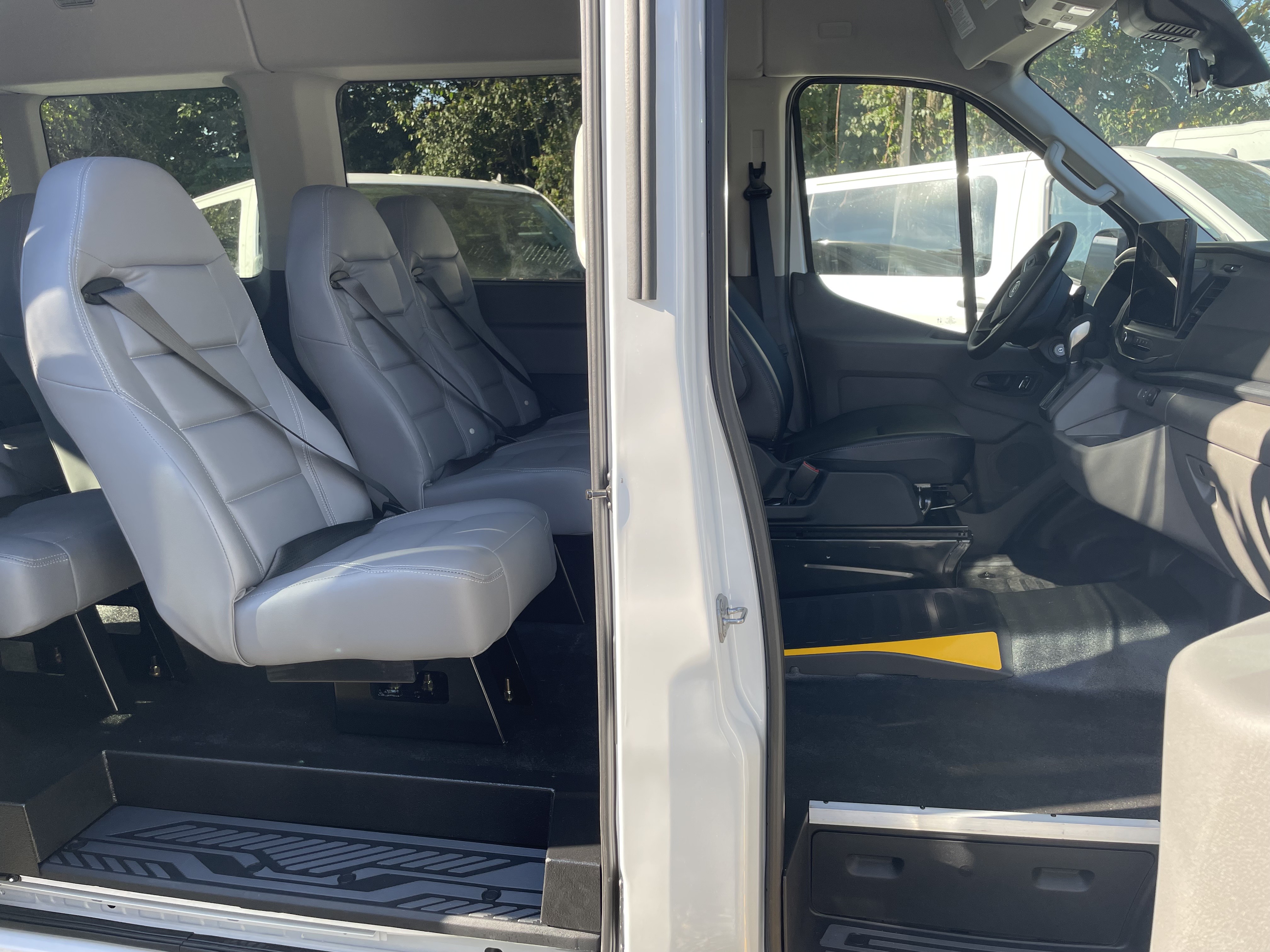 2025 Ford Transit-Upfitted Seat Layout